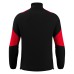 CUZCO 1/4 ZIP TOP BLK/RED