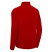 FRASER 1/4 ZIP TOP RED/WHT
