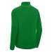 FRASER 1/4 ZIP TOP GRN/WHT