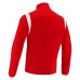 GANGE 1/4 ZIP TOP RED/WHT