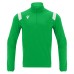 GANGE 1/4 ZIP TOP GRN/WHT