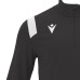 GANGE 1/4 ZIP TOP BLK/WHT