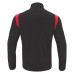 GANGE 1/4 ZIP TOP BLK/RED