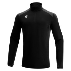 IOLITE 1/4 ZIP TOP BLK/ANT