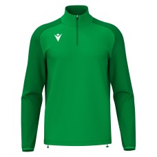 ISEN 1/4 ZIP TOP GRN/DGRN