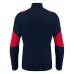 IZEL 1/4 ZIP TOP NAV/RED