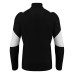 IZEL 1/4 ZIP TOP BLK/WHT