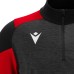 IZEL 1/4 ZIP TOP BLK/RED