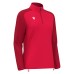 LENA WMN 1/4 ZIP TOP RED/DRED