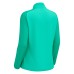 LENA WMN 1/4 ZIP TOP TRQ/DTRQ