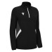 MAIRA WOMAN 1/4 ZIP TOP BLK/WHT