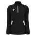 MAIRA WOMAN 1/4 ZIP TOP BLK/WHT