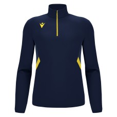 PIAVE 1/4 ZIP TOP NAV/YEL
