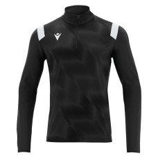 PURUS 1/4 ZIP TOP BLK/WHT