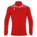TIBER 1/4 ZIP TOP RED/WHT