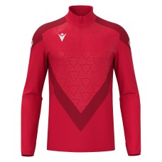 YARUGA 1/4 ZIP TOP RED/DRED