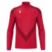 YARUGA 1/4 ZIP TOP RED/DRED