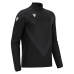YARUGA 1/4 ZIP TOP BLK/DGRY