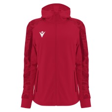 APHRODITE FULL LENGTH ZIP WOMAN HOODY RED/DRED