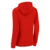 BASTET FULL ZIP TOP HOODY WOMAN RED/WHT