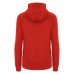 BASTET FULL ZIP TOP HOODY WOMAN RED/WHT