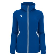 BASTET FULL ZIP TOP HOODY WOMAN ROY/WHT