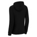 BASTET FULL ZIP TOP HOODY WOMAN BLK/WHT