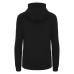 BASTET FULL ZIP TOP HOODY WOMAN BLK/WHT