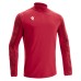NARYN 1/4 ZIP TOP RED/DRED