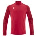 NARYN 1/4 ZIP TOP RED/DRED