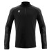 NARYN 1/4 ZIP TOP BLK/DGRY