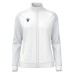 RAMA WMN FULL ZIP TOP WHT/LGRY