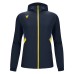 TIAMAT FULL ZIP MICRO HOODY TOP NAV/YEL