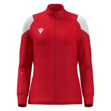 VALKYRIA WMN FULL ZIP TOP RED/WHT