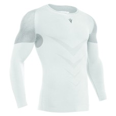 PERFORMANCE ++ COMPRESSION TECH UNDERWEAR TOP LS WHT