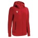DRUM FULL LENGTH ZIP WOMAN HOODY RED