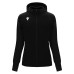 DRUM FULL LENGTH ZIP WOMAN HOODY BLK
