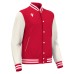 FIDDLE VARSITY COLLEGE JACKET RED/OFFWHT