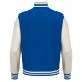 FIDDLE VARSITY COLLEGE JACKET ROY/OFFWHT