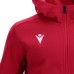 TRUMPET FULL LENGTH ZIP HOODY RED/DRED