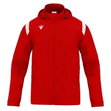 SARANSK FULL ZIP WINDBREAKER RED/WHT