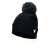 SNOW POM POM BEANIE BLK